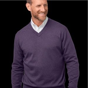Paul Frederick pull over V neck sweater